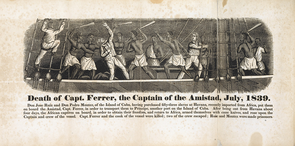 (AMISTAD CAPTIVES.) BARBER, JOHN W. A History of the Amistad Captives: Being a Circumstantial Account of the Capture of the Spanish Sch
